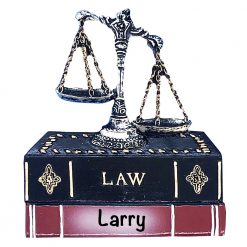 Lawyer Personalized Christmas Ornament