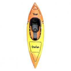 Kayak Personalized Christmas Ornament