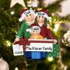 Personalized Gift Family of 3 Christmas Ornament