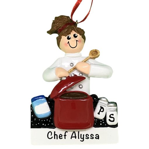 Loves To Cook Personalized Christmas Ornament