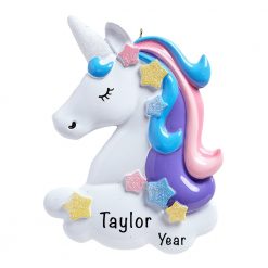 Unicorn Personalized Ornament