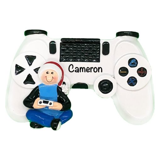 Video Games Controller Personalized Christmas Ornament