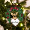Personalized Chihuahua Christmas Ornament