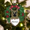 Personalized German Shepard Christmas Ornament