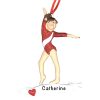Gymnast Personalized Christmas Ornament