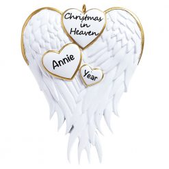 Christmas In Heaven Personalized Christmas Ornament