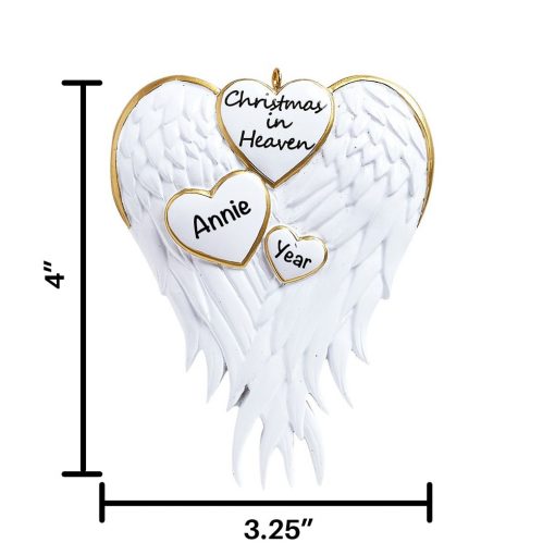 Christmas in Heaven Personalized Christmas Ornament