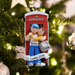 Personalized Love in London Christmas Ornament
