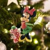 Personalized Minnie Mouse with Stocking Christmas Ornament