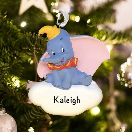 Personalized Dumbo Christmas Ornament