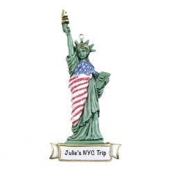 Statue of Liberty NYC Personalized Christmas Ornament