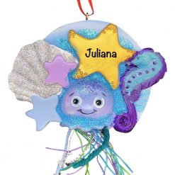 Jellyfish Personalized Christmas Ornament