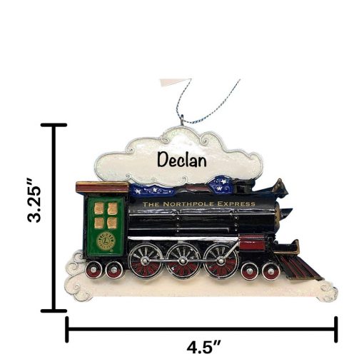 North Pole Express Personalized Christmas Ornament