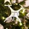 Personalized Drone Christmas Ornament