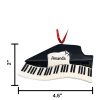 Piano Personalized Christmas Ornament