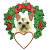 French Bulldog Dog Personalized Christmas Ornament Blank