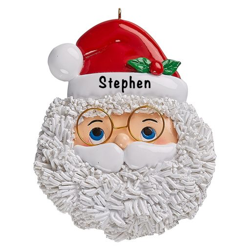 Santa Face Personalized Ornament