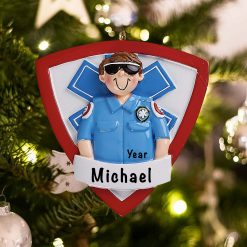 Personalized EMT Paramedic Christmas Ornament