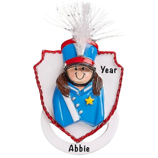 Marching Band Girl Personalized Ornament