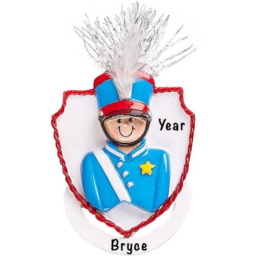 Marching Band Boy Personalized Ornament