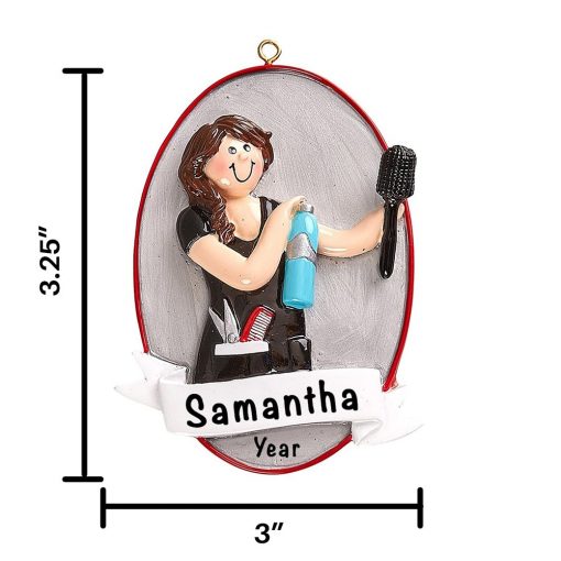 Hair Stylist Personalized Christmas Ornament