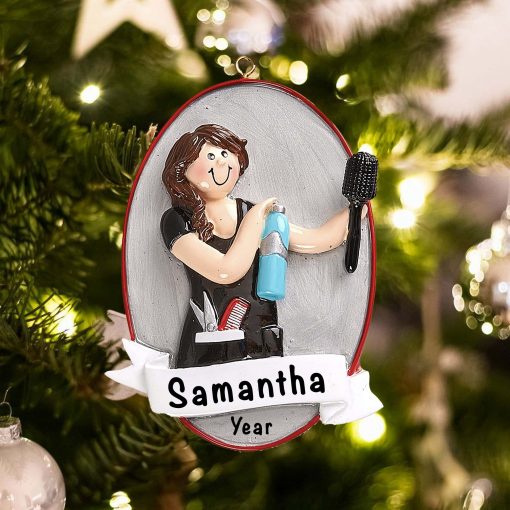 Personalized Hair Stylist Christmas Ornament