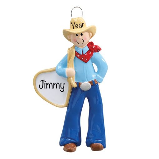 Cowboy Ranch Personalized Ornament