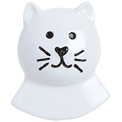 White Cat Add On Personalized Ornament Blank
