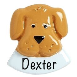 Brown Dog Add On Personalized Ornament