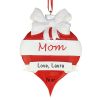 Mom Red Ornament Personalized Christmas Ornament