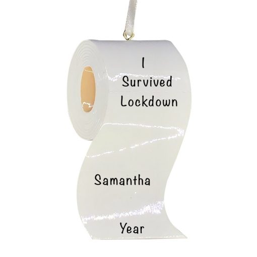 Toilet Roll COVID-19 Personalized Christmas Ornament