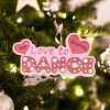 Personalized Love to Dance Christmas Ornament