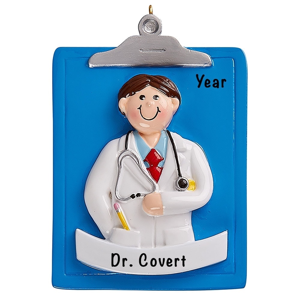 Doctor Guy Clipboard Ornament