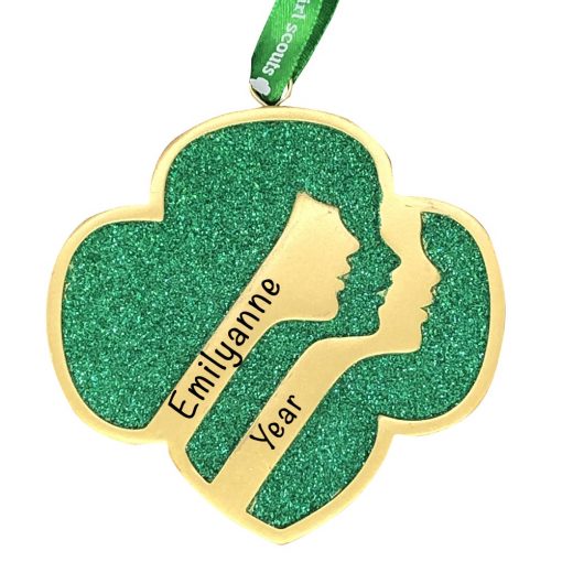 Girl Scouts of America Personalized Christmas Ornament