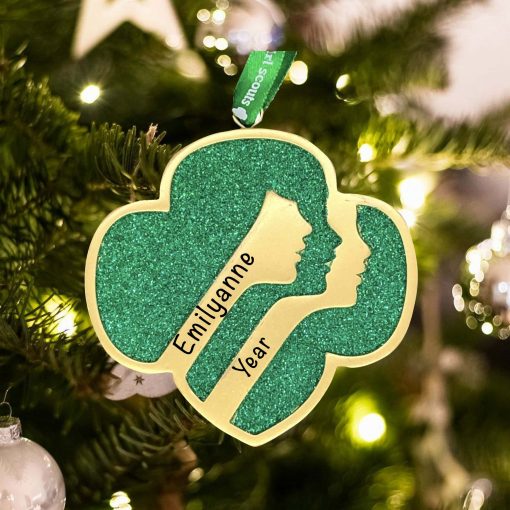 Personalized Girl Scouts of America Christmas Ornament
