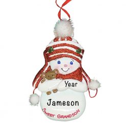 Sweet Grandson Personalized Christmas Ornament copy