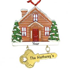 New Home Personalized Christmas Ornament