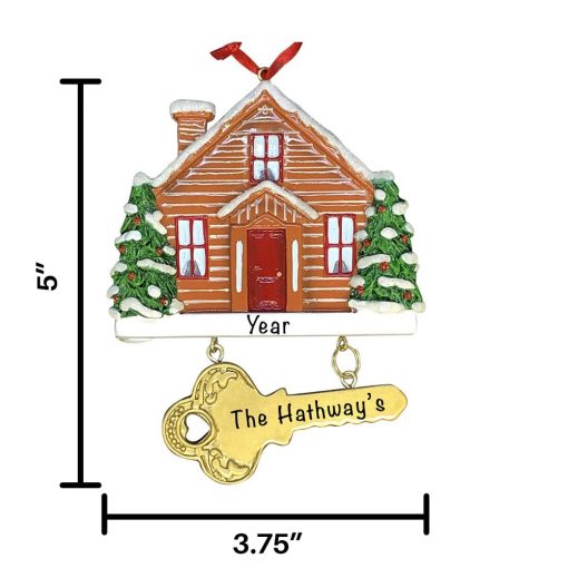 Personalized New Home Christmas Ornament
