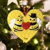 Personalized Bee Couple Our First Christmas Ornament