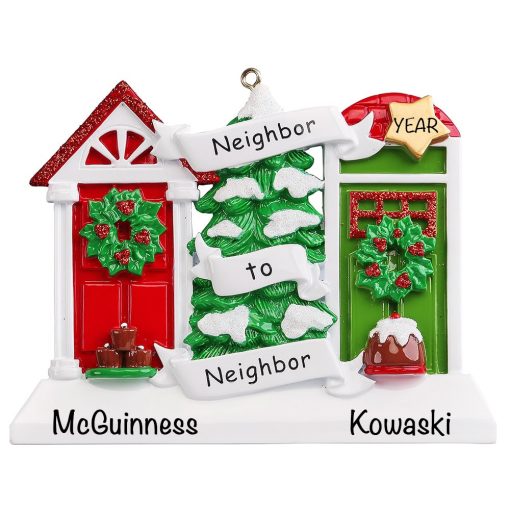 Neighbor Personalized Christmas Ornament