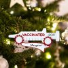 2115 Covid Vaccinated Personalized Christmas Ornament