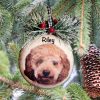 Goldendoodle Decoupage Christmas Ornament