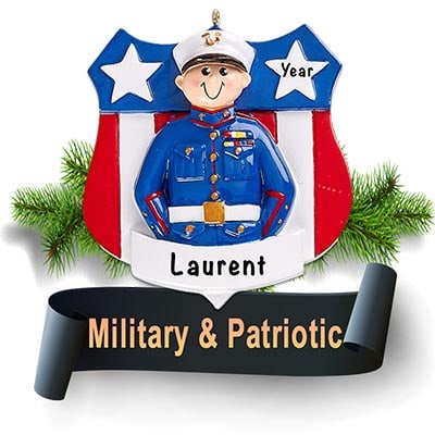 Patriotic & Military Christmas Ornaments