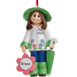 Gardening Personalized Christmas Ornament
