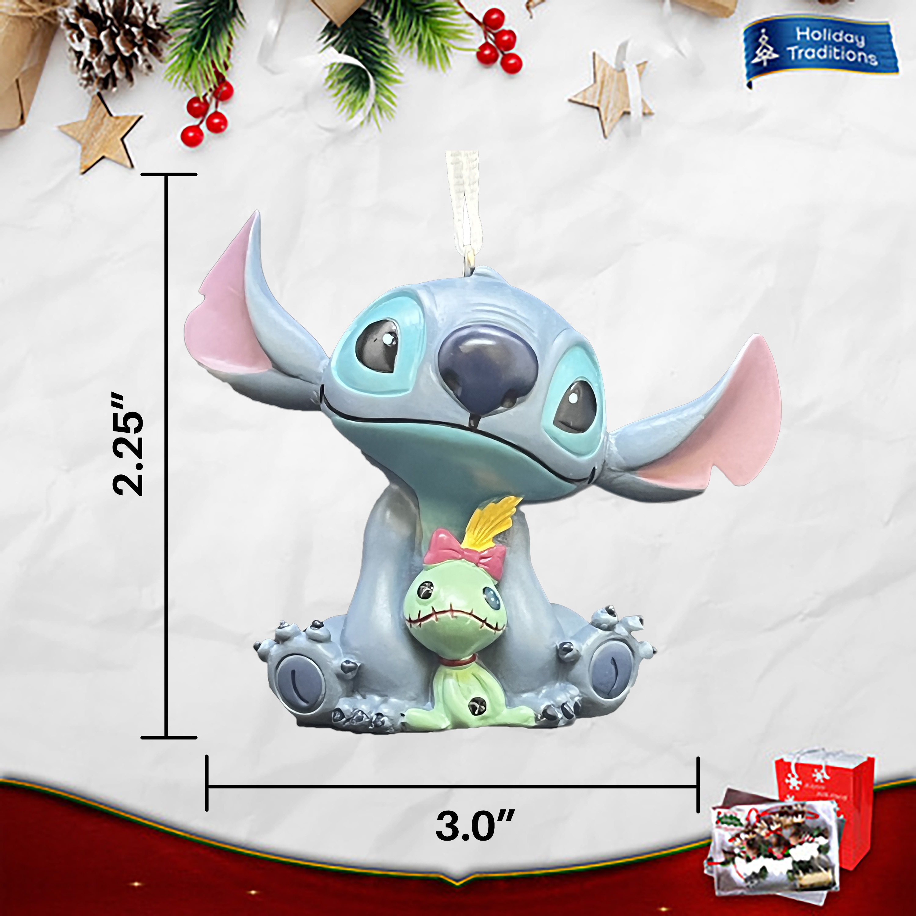 Personalized Stitch Christmas Ornament, Disney Stitch Decor, Stitch Ornament  sold by One-Time Jeanne, SKU 38569807