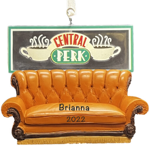 Central Perk Friends TV Show Personalized Christmas Ornament