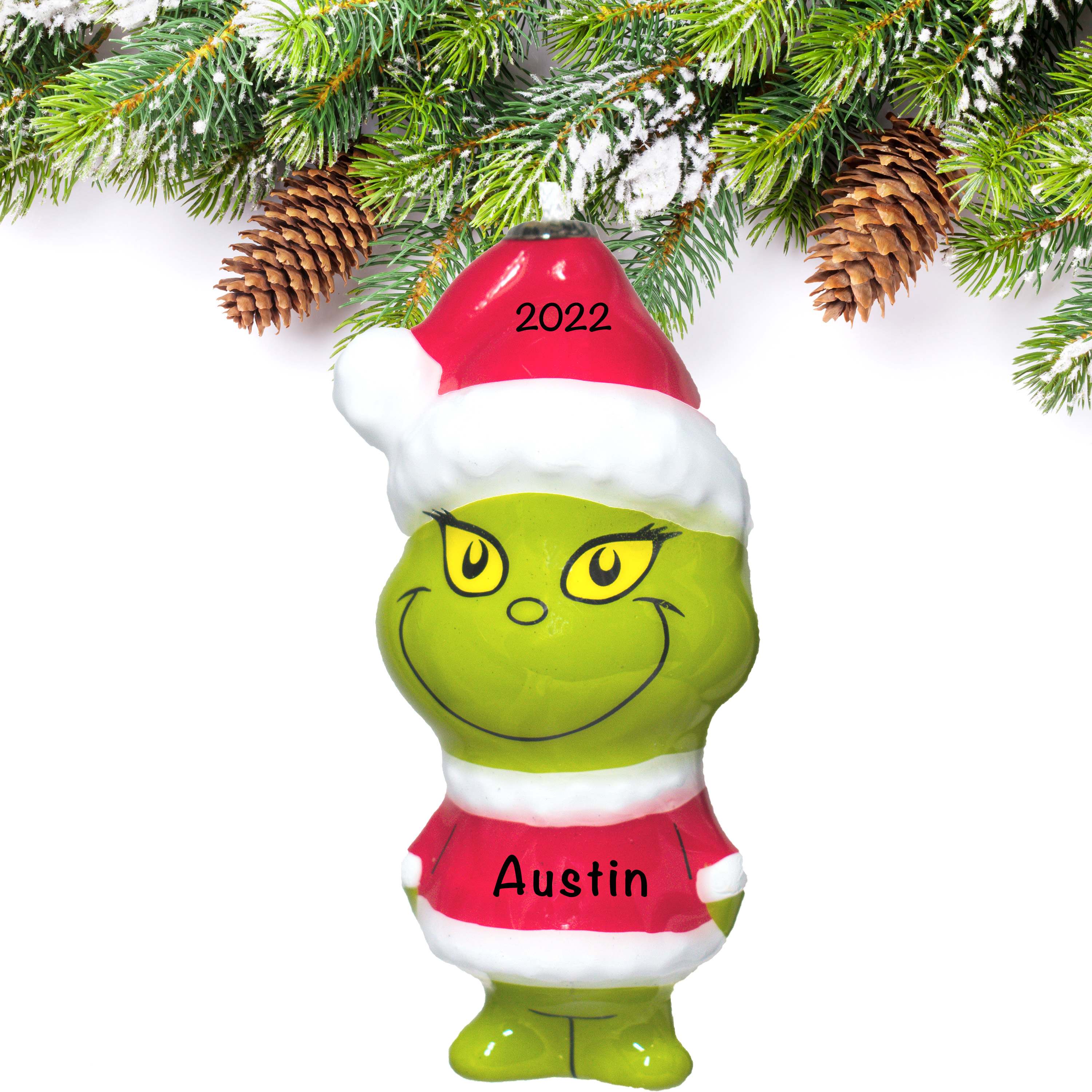 The Grinch Nightmare Before Christmas Personalized Ornament