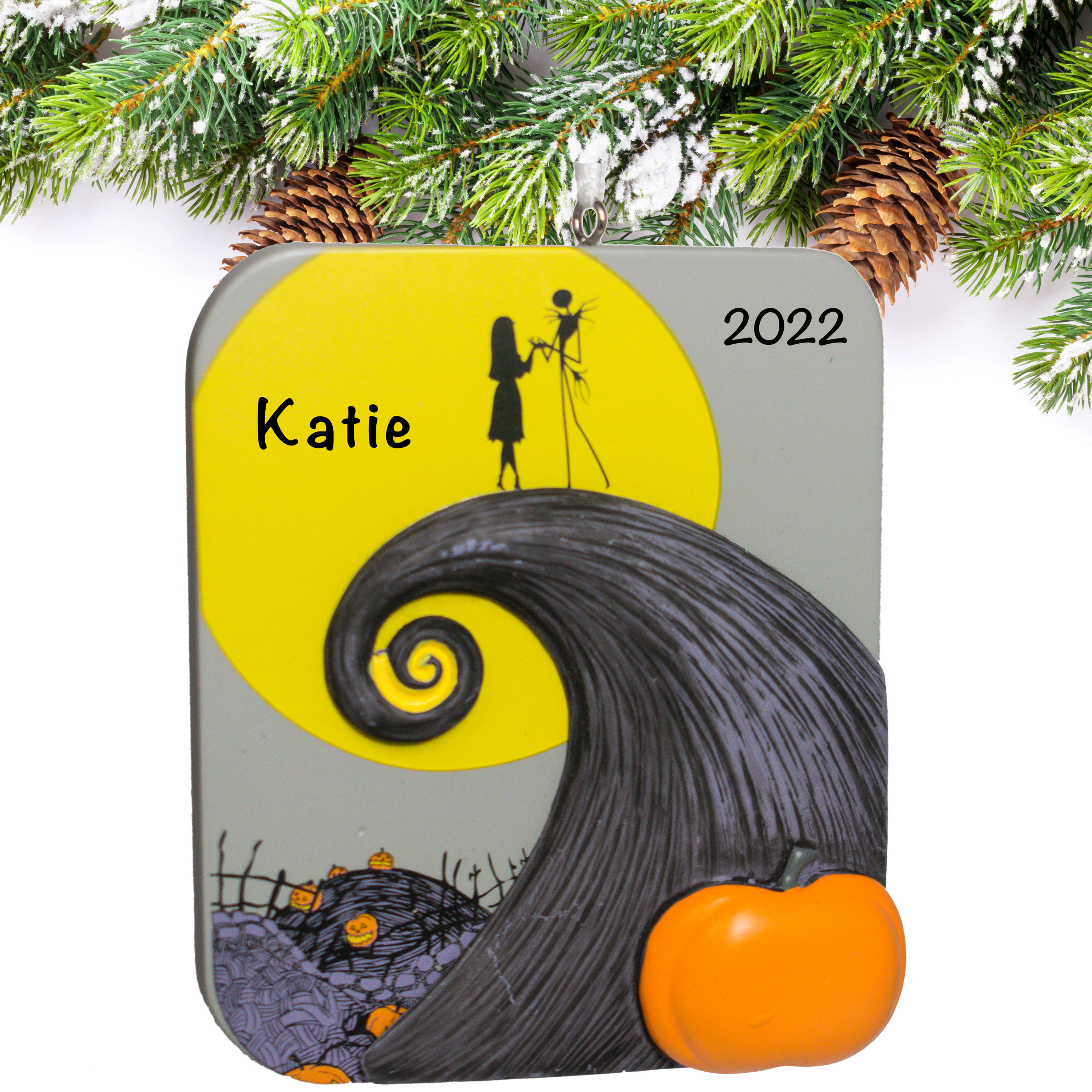 Personalized Nightmare Before Christmas Ornament