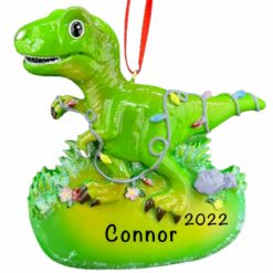 T-Rex Dinosaur Christmas Ornament