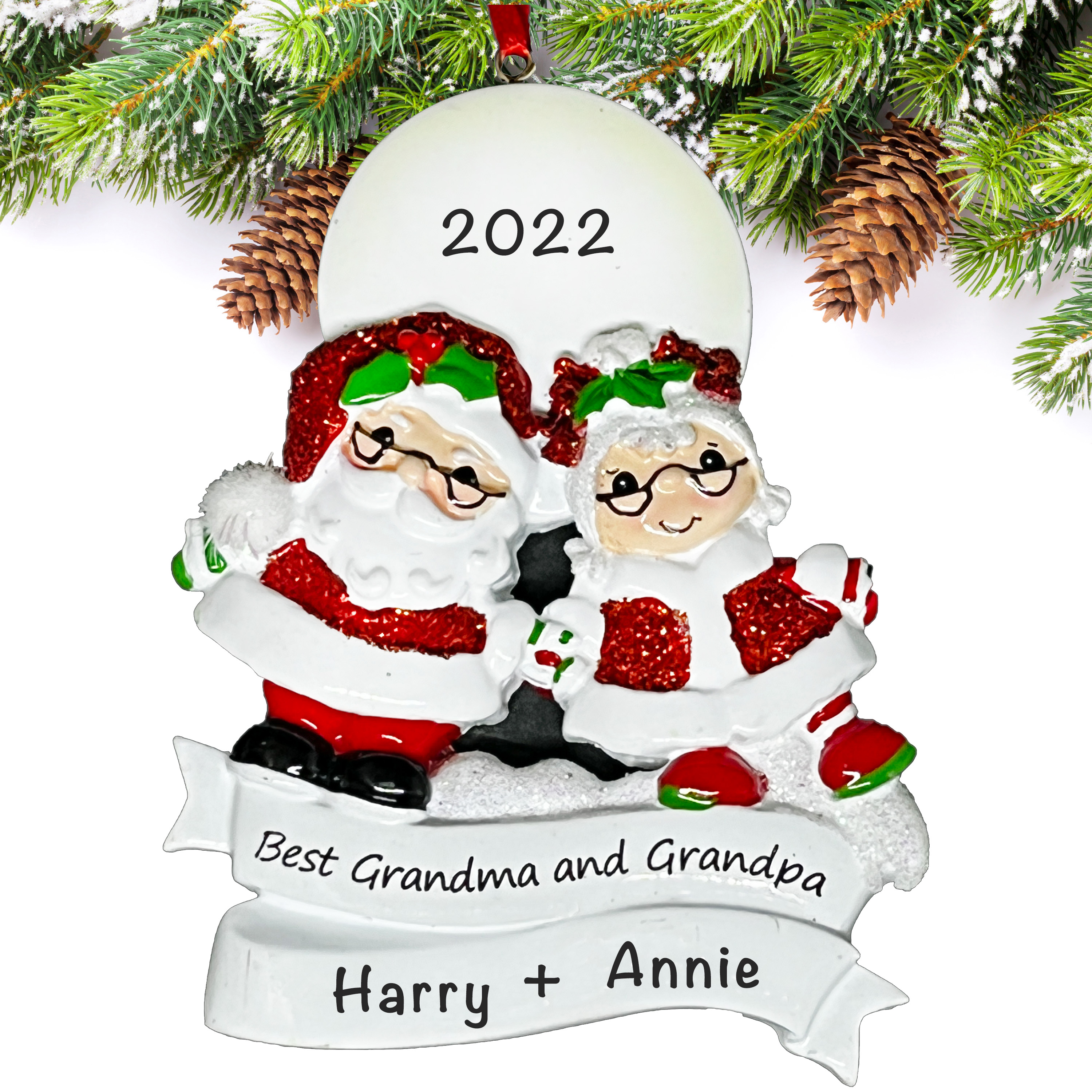 Grandparents Christmas Ornament